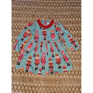 Little Threads Co. Nutcracker Print Dress 5T
